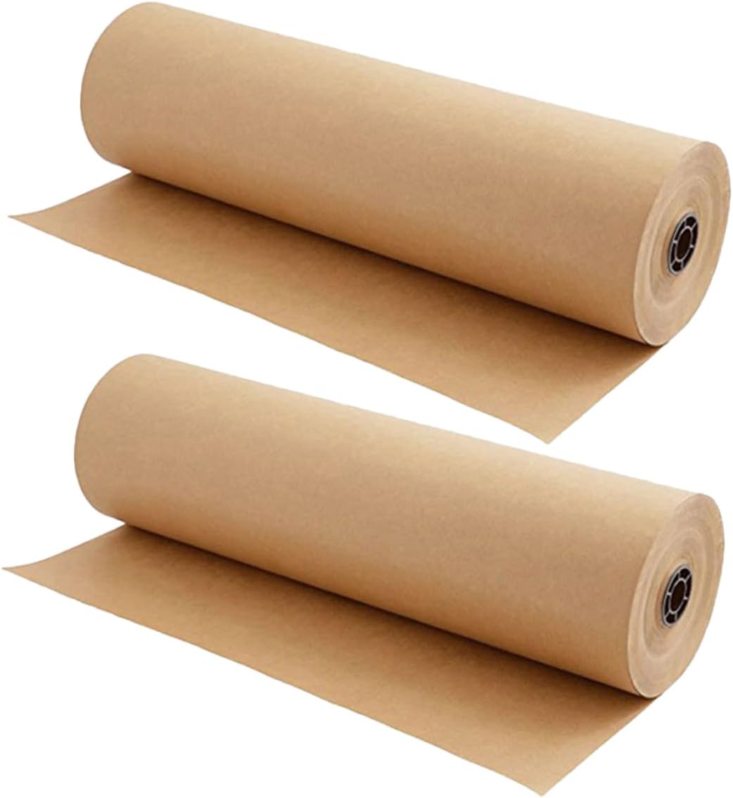 DIY Wrapping Paper Roll Kraft Paper Rolls for Birthday Festival and Art Projects 0. x 30m