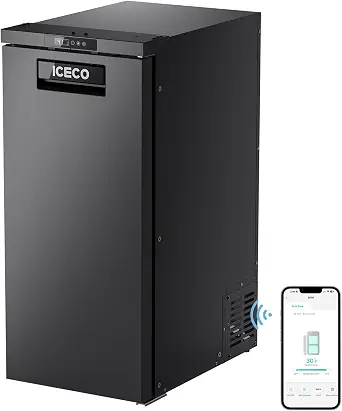 ICECO BF86 12V RV Refrigerator, 91 Quart (3 cu.ft) Car Refrigerator with APP Control