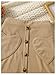 Verdusa Girl's Button Midi Skirts Ribbed A Line Skirt with Heart Pockets Spring Fall Fashion Khaki 11 Years