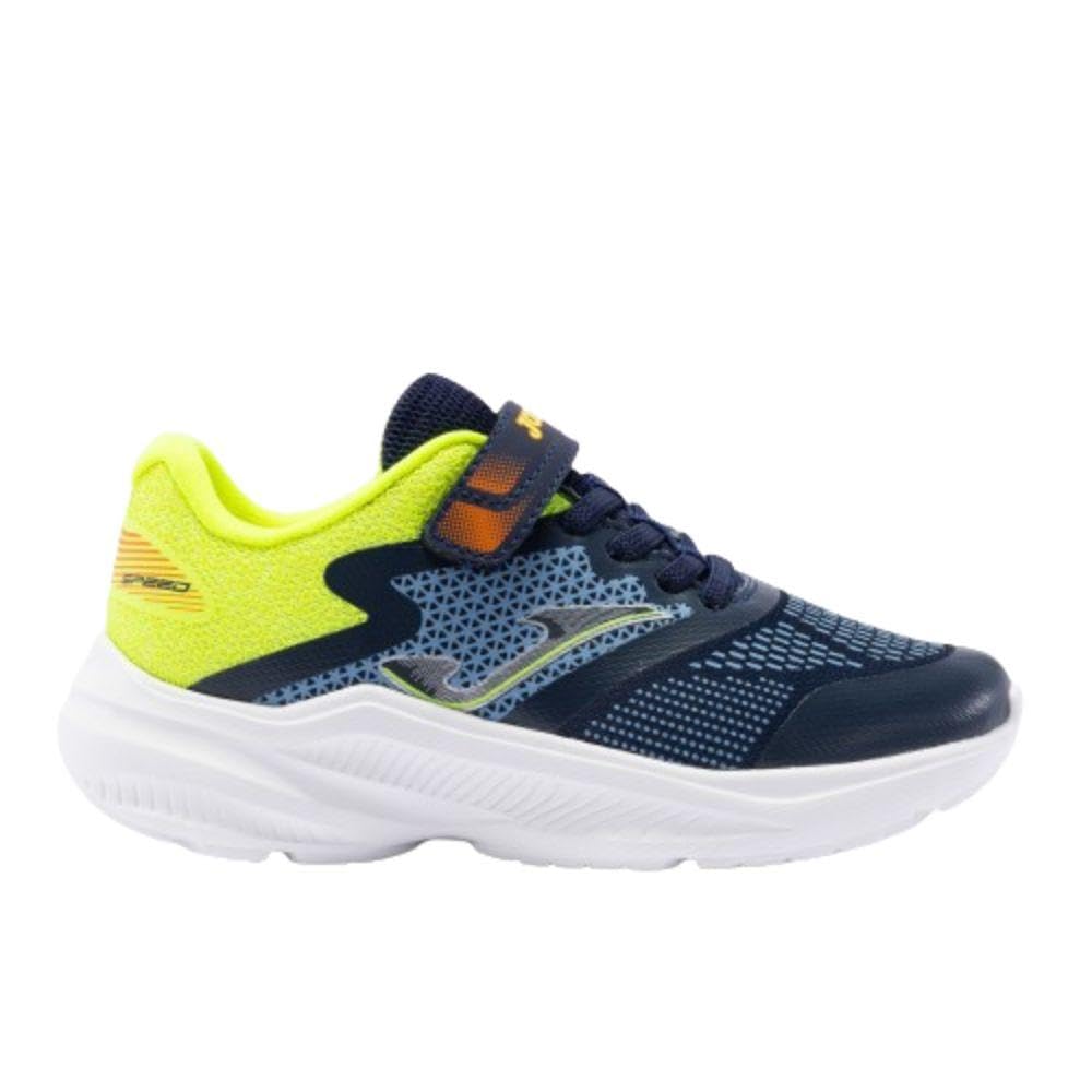 Joma Zapatillas NIÑO Speed 2403. Navy Lemon flúor