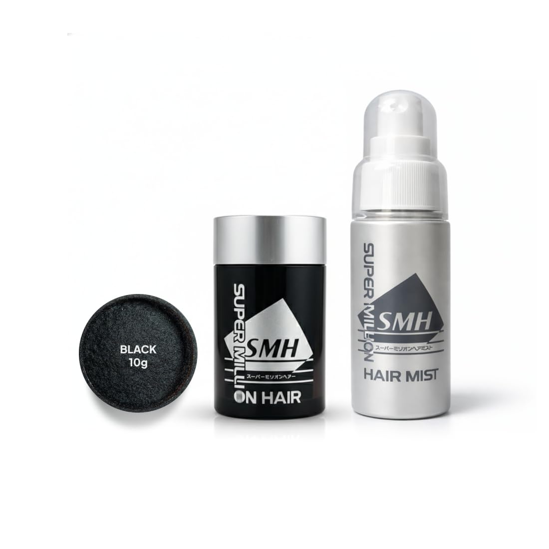 Super Million Hair Natural Hair Building Fiber with Fiber Lock Hard Mist Spray | Instant Hairs Thickening Combo for Men & Women | Fuller Volume Look | 10g Black-image-17