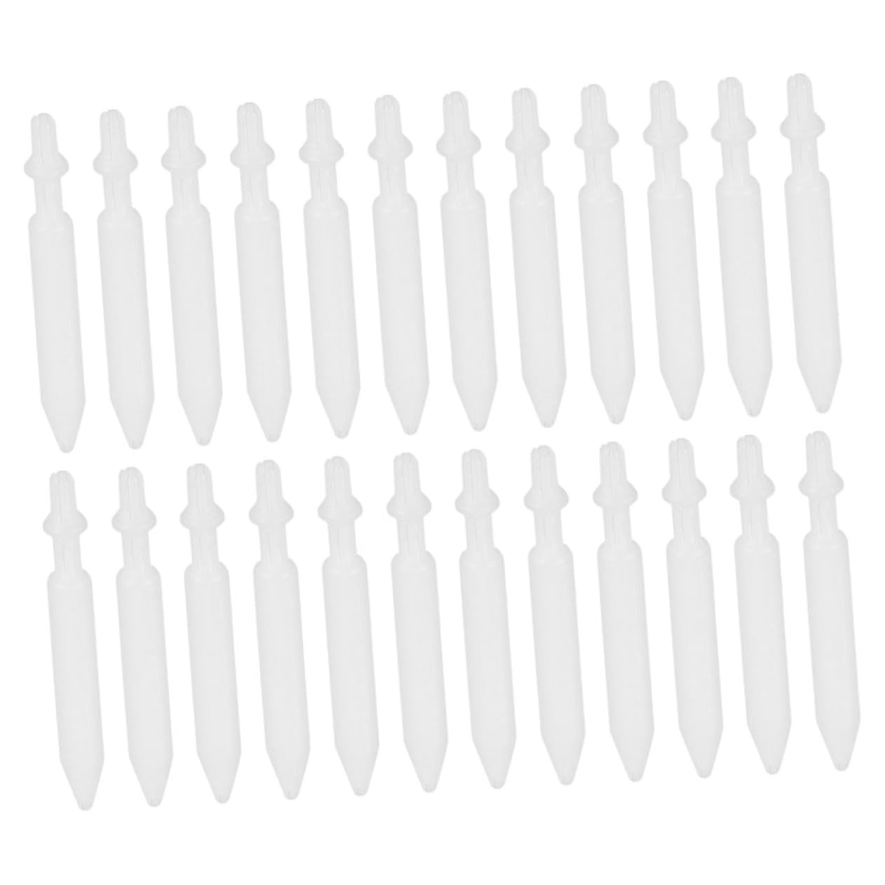 NUOBESTY Versatile Marker Pen Refills 50pcs Nylon Tip Nibs for Dip Pens Paint Markers Brush Tip