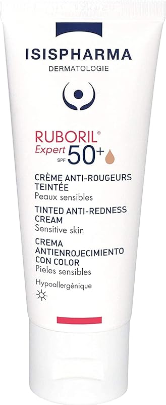 Protetor solar facial Ruboril 50+ Expert SPF 50 IsisPharma, 40 mL