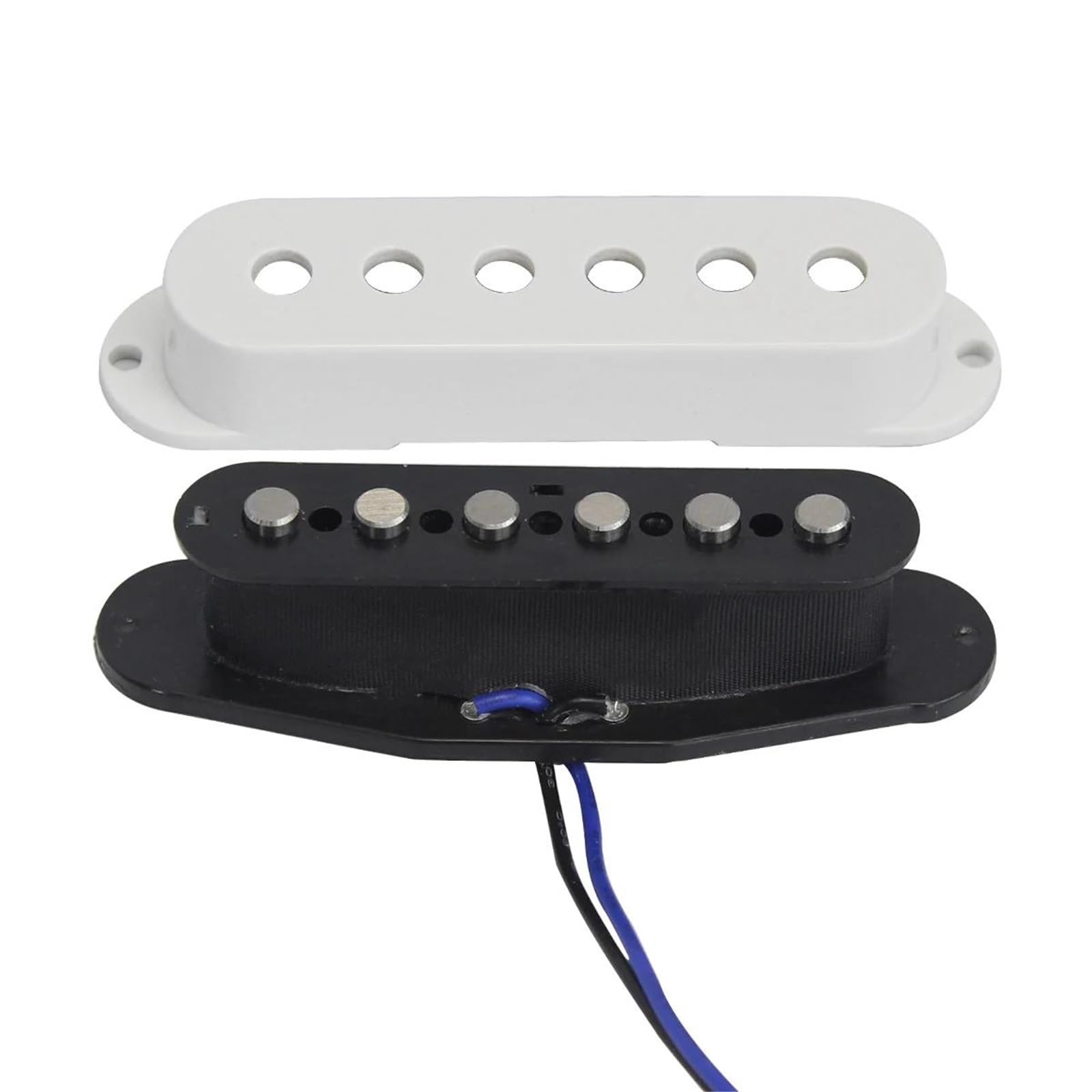 Pastilla De Guitarra Eléctrica Profesional Juego De 3 Pastillas Guitarra Bobina Única Alnico 5 Color | Pastillas de cuello + medio + puente 50/50/52 mm tapa plana para guitarra ST