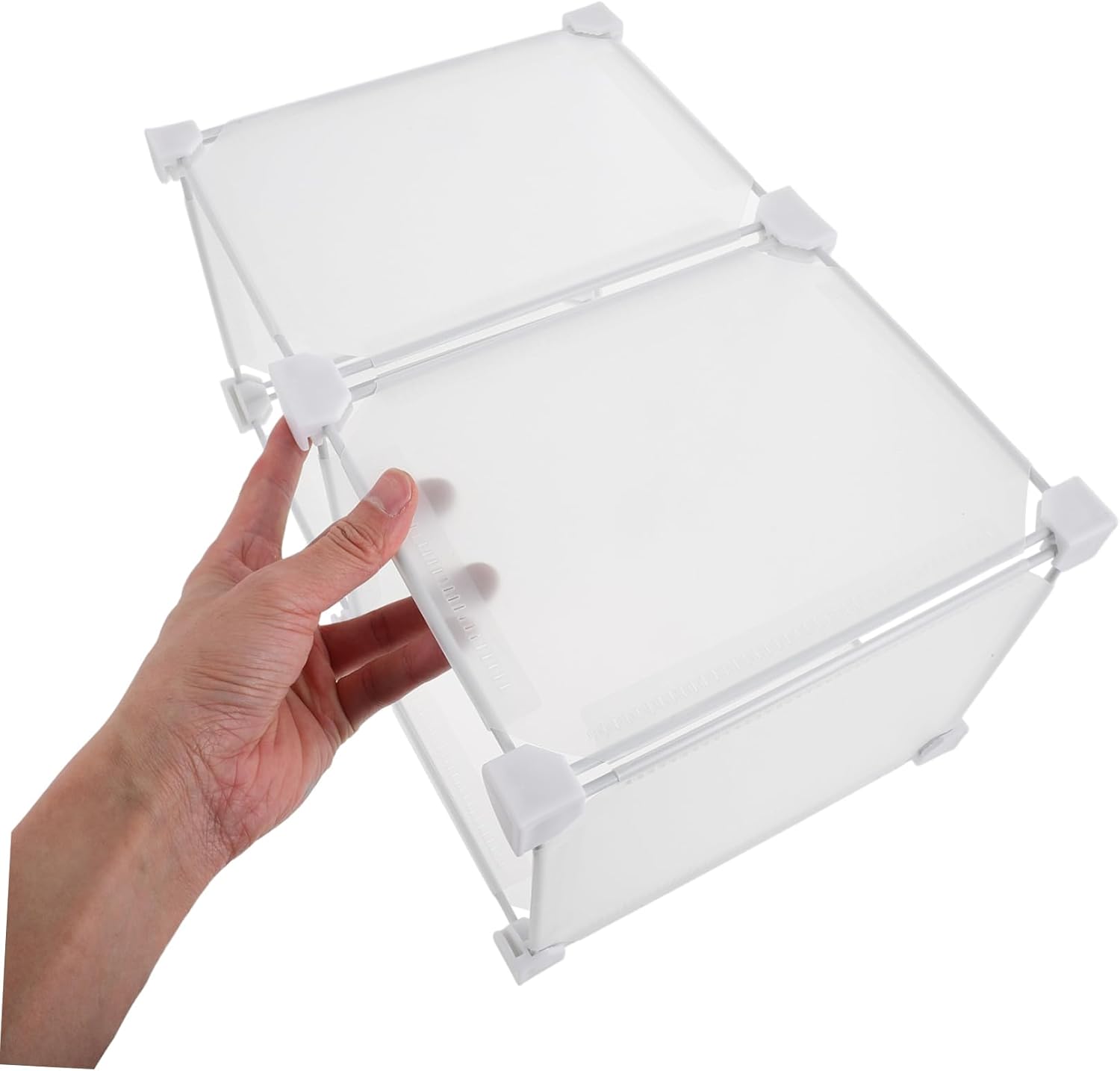 Freezer Compartment Organizer Plastic Storage Basket Dividers for Chest Freezer and Refrigerator Efficient Food Storage for Home and Kitchen