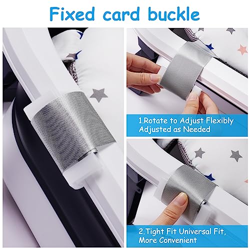 Aolso Baby-Badenetz, Schwamm-Badematte, Neugeborenes Badesitz, Stützwanne, rutschfestes Badesitznetz, Badewannen-Stütznetz, verstellbares Badesitzkissen-Netz, 0–3 Jahre