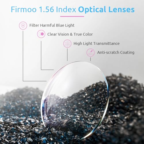 Image of Firmoo Women Cat Eye Reading Glasses 1.0, Stylish Cateye Computer Reading Glasses 1.56 Index Resin Lens Eyewear