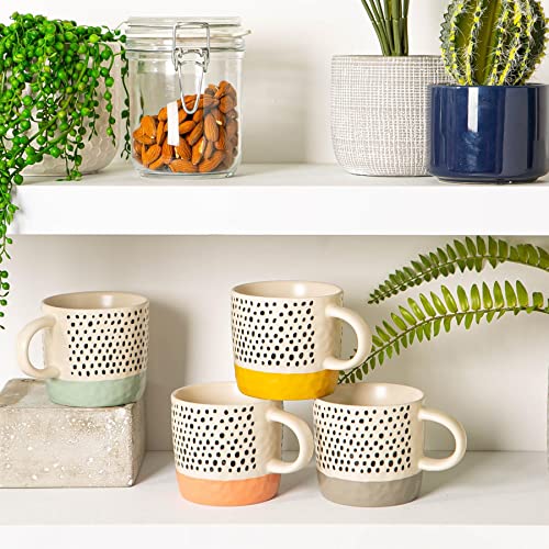 Nicola Spring Getauchte Dotty Stone Heet Bugs Set - 385ml - Mehrfarbig - 4pc -Packung – Bild 5