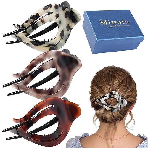 Pinzas para el cabello que no se caen ni tiran del pelo gracias al agarre cómodo Mistofu