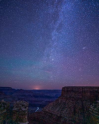 A O Tucker Artwork - Landscape - 8 x 10 Photo - Stars Above The Colorado River Grand Canyon Arizona - Fine Art Photograph - Unmatted Print - Ready to Mat/Frame Home & Office Decor