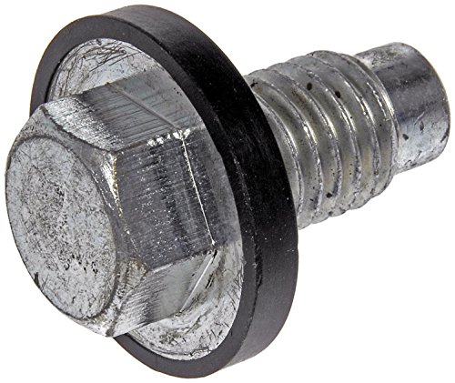 Dorman 090-059 Oil Drain Plug Pilot Point Molded Gasket M12-1.75, Head Size 15Mm Compatible with Select Ford / Mazda / Mercury Models, 5 Pack - Dorman Engine Oil Drain Plug 090-059 - OIL DRAIN PLUG - Oil Drain Plug Pilot Point Molded Gasket M12-1.75, Head Size 15Mm - Oil Pan Drain Plug - This replacement engine oil drain plug is a direct replacement for a damaged or worn original equipment drain plug, precisely matching the thread pitch to ensure a quality seal. - Ford 2005-95, Mazda 2001-96, Mercury 2005-95 - Oil Drain Plug Pilot Point Molded Gasket M12-1.75, Head Size 15Mm