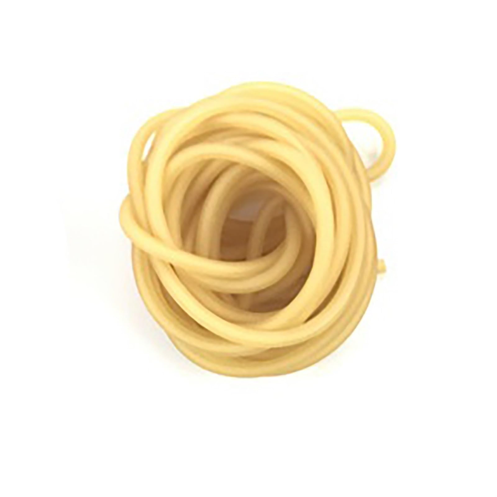 flexiable rubber 2mm x 5mm Diameter High Elastic Tubing Band Accessories Natural Latex Five Colors Rubber Tube 0.5 meter 5 meter drain elastic (Color : Primary 5 Meter)