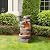 HIONJIN Cascading Bowls and Stacked Stones LED Outdoor Water Fountain for Outdoor Living Spaces