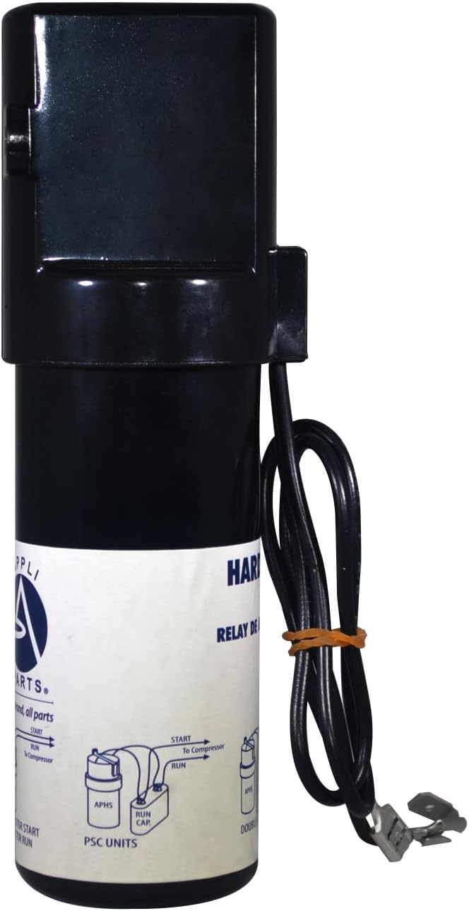 Appli Parts APHS-6 1/12 to 10 HP, 110/220 V, 1 Ph, Hard Start kit Capacitor power pack booster for air conditionning and refrigeration compressors, Up to 690 percent Torque