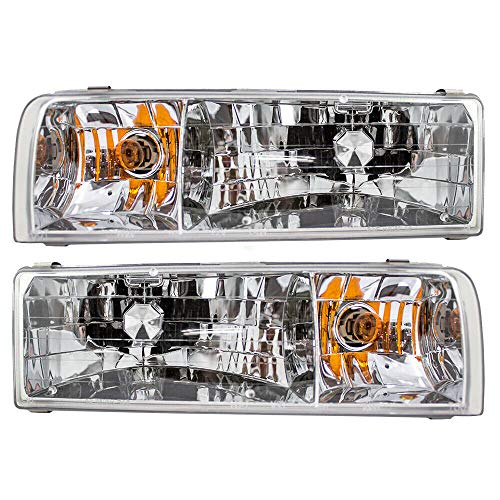 RVLightings Rexhall Aerbus 2000-2004 RV Motorhome Pair (Left & Right) Replacement Headlights