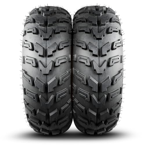 TRIPOWER All Terrain 22x7-11 Tires 22x7x11 ATV UTV Mud Tires Compatible with Honda Recon Suzuki Ozark 250 Deep Tread 10 mm 6PR Tubeless Set of 2