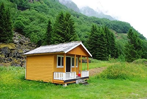 Cabin Plans With Loft Diy Cottage Guest House Building Plan 384 Sq/Ft #TOP1