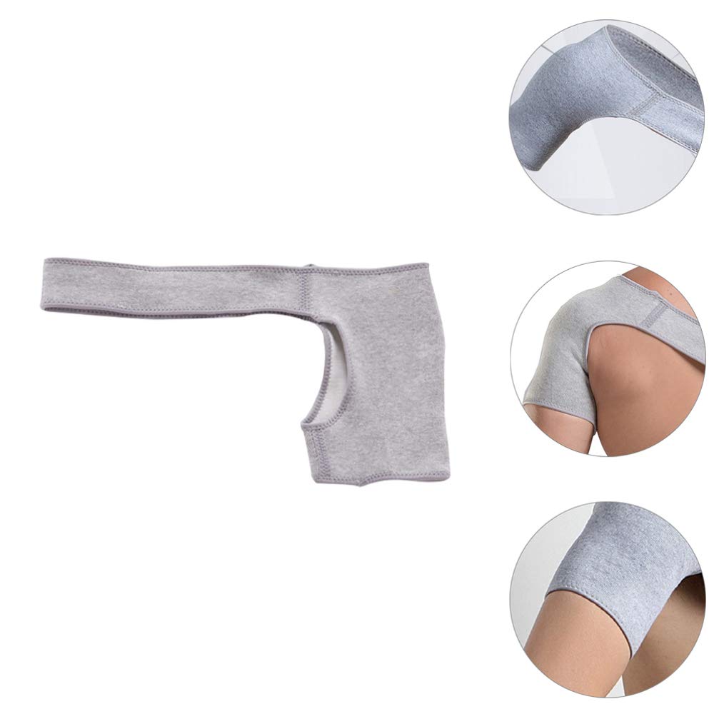 Ipetboom Shoulder Brace - Rotator Cuff Support Brace Wrap for Men and Women Adjustable Compression Shoulder Sleeve for Right/Left Preventing Strains and Dislocation Sports Fitness Daily Wear - S Size