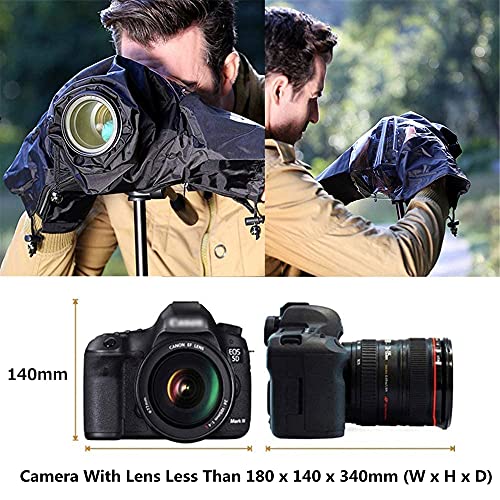 Dslr Mirrorless Camera Rain Cover Sleeve Raincoat Dust Proof Protector For Sony A7R V A7Iv Iii Ii A7C A7Riv A7Riii A7Siii Nikon Z7 Z6Ii Z5 Z50 D850 D810 D780 D7500 D7200 D5600 Coolpix P950 P1000 P900 #TOP4