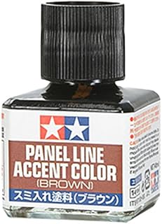 Tamiya America, Inc Panel Line Accent Color, 40ml Brown, TAM87132