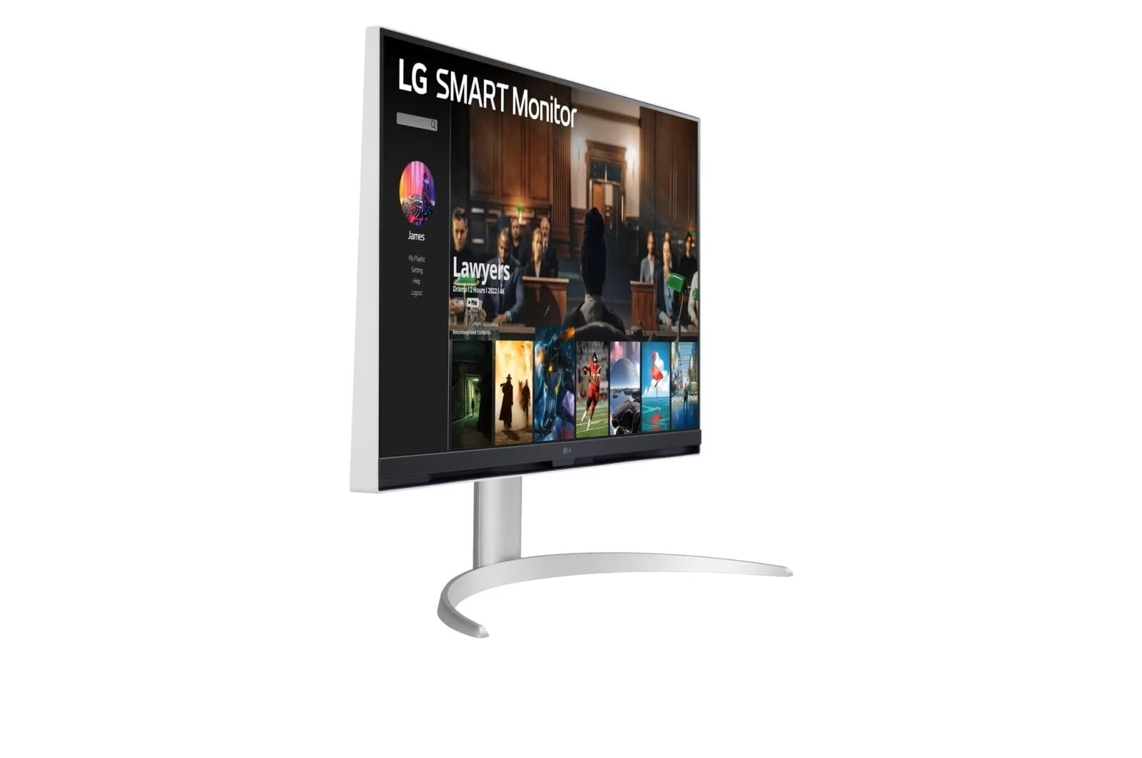 LG 32 inch Smart Monitor 32SQ730S 4K UHD, IPS (3840 x 2160