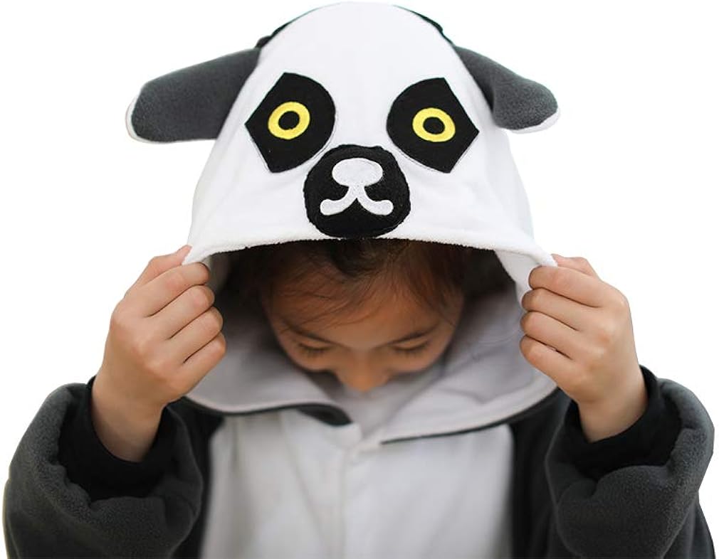 Unisex Kids Onesie Animal Pajamas One Piece Cosplay Costume Sleepwear Girls Boys Halloween: Clothing