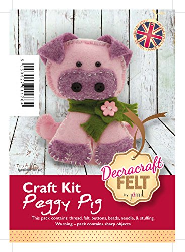 Barnyarns Percy The Pig - Kit de Manualidades de Fieltro
