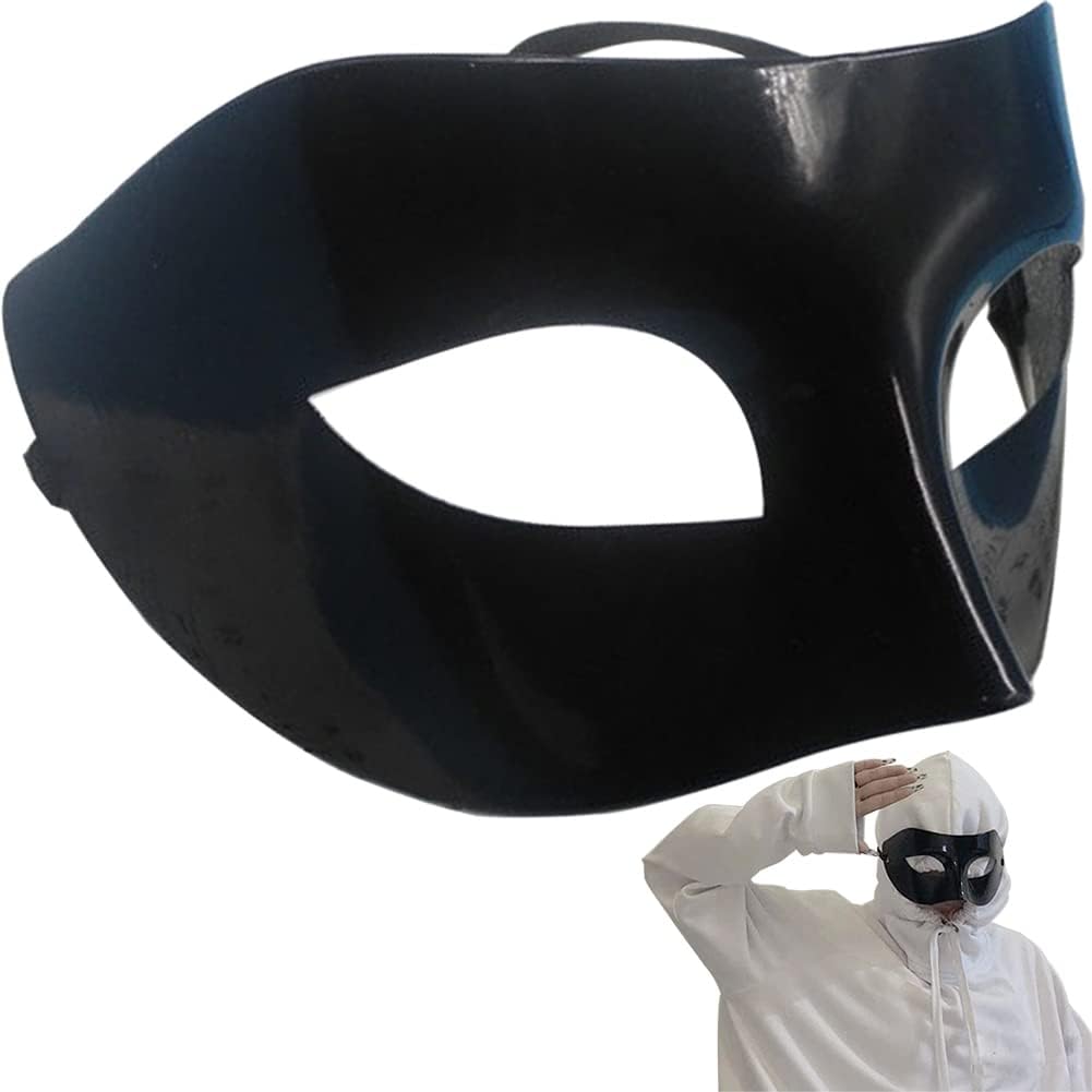 Masquerade Mask for Women Men Adult Black Half Face Venetian for Halloween Easter Carnival Christmas Cool Masks Cosplay Ball Party Decoration Couples Games Gifts