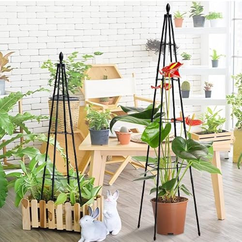 Evite ramas rotas usando las jaulas y soportes de tomate para jardín 3