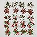 Hixixi 20PCS Pet Dog Cat Curves Bows Xmas Hair Bows Puppy Grooming Bows Hair Accessories with Rubber Bands for Christmas (Mixed)