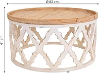 Vista 2 de Mesa de Centro de Madera tallada