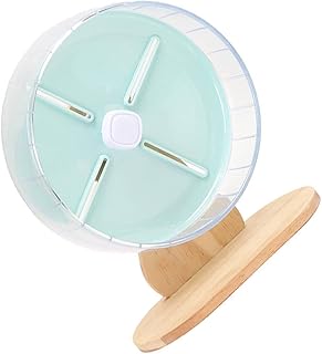 ABOOFAN 2 Conjuntos De Hamster Roda De Corrida Silenciosa Roda De Hamster Disco Voador Cobaia Hamster Exercício Roda De Hamster Humano Roda De Rato Corredor Abs Compacto Gaiola De Hamster