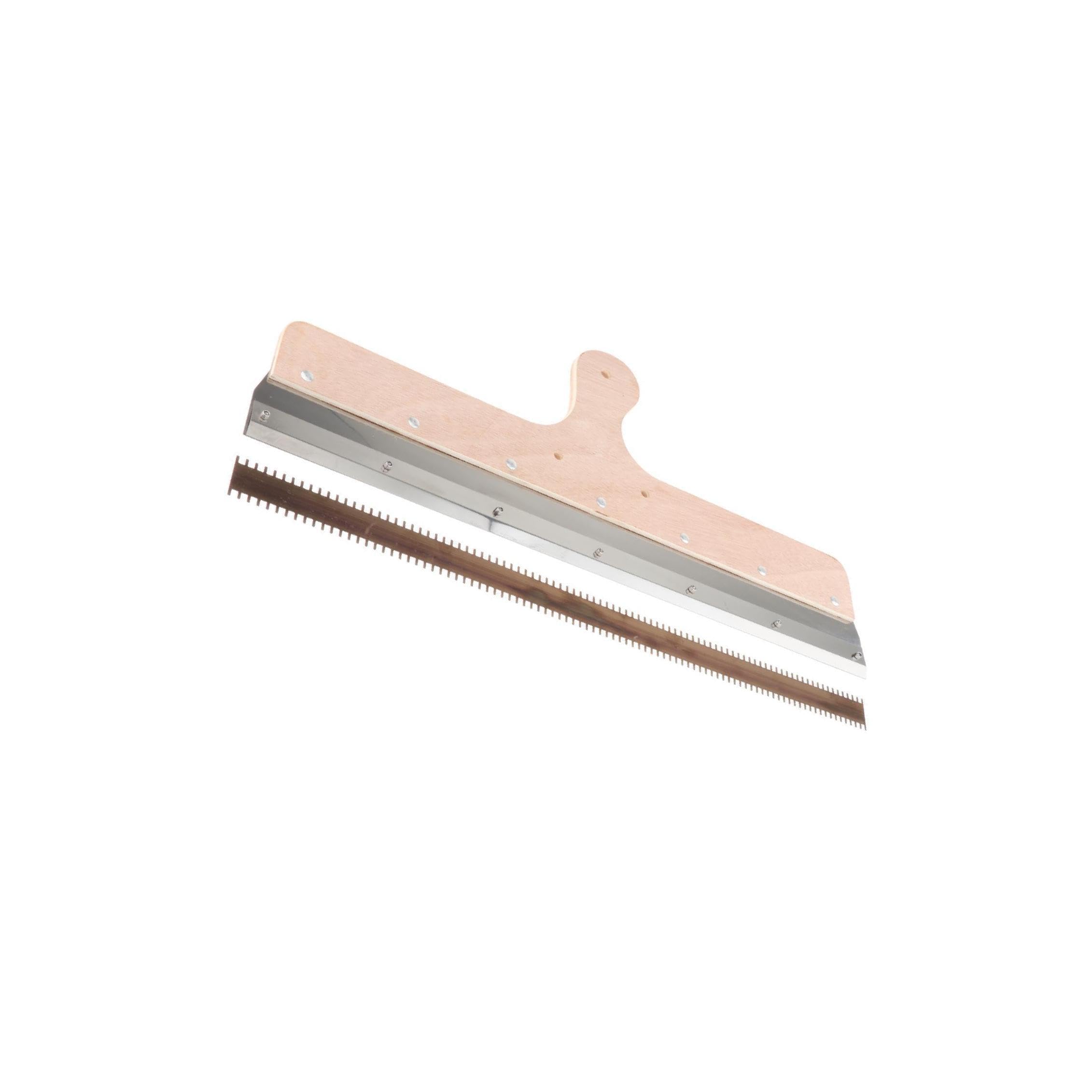 Efficiente frattazzo manuale per pittura con manico in legno e corpo robusto in acciaio inossidabile per prestazioni massime. Vernice epossidica per pavimenti autolivellante per cemento.
