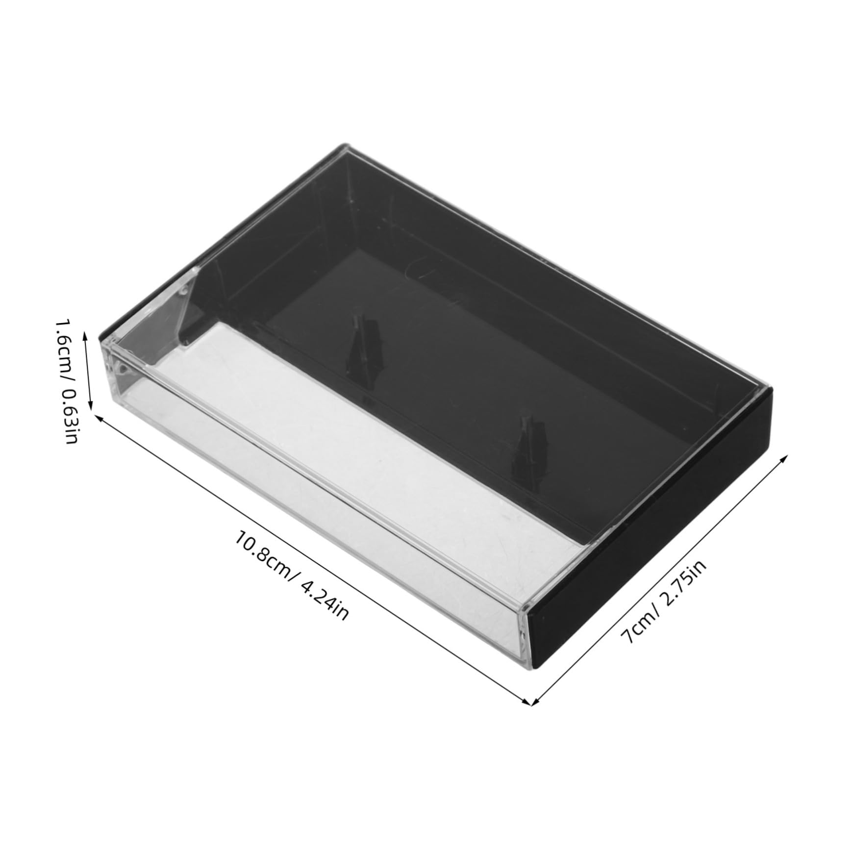 Retro Cassette Tape Box 10pcs Ps Plastic Multifunctional Storage