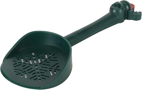 Pssopp Pala de limpieza de hámster, mango largo, tamizado profundo, pala de limpieza para mascotas pequeñas, suministros para oso dorado, gato,