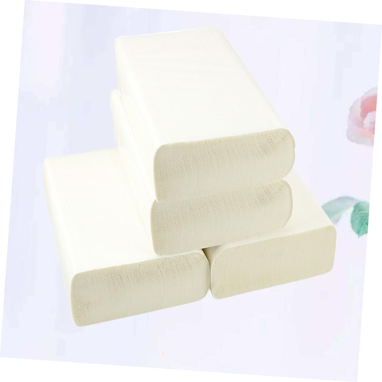 SHERCHPRY Asciugatutto da Cucina Spesso 4 Pezzi Carta Assorbente Olio in Polpa di Legno Resistente e Delicata per Mani per Hotel e Ufficio