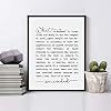 ZEARPT What is Success Inspirational Print, Motivational Quote Poem, Literary Poster, Office Wall Decor, 8x10 inch Unframed