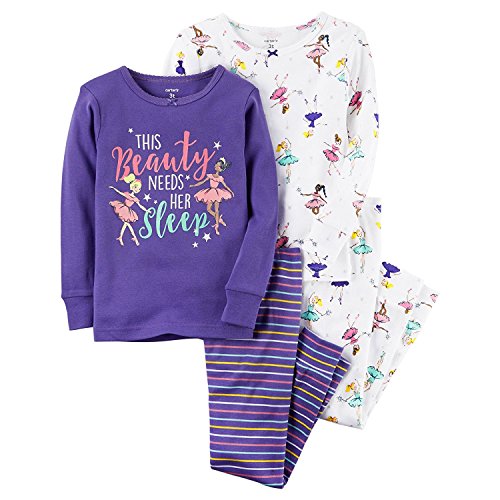 Serviettes bébé fille en coton violet doux Carter's 12 mois