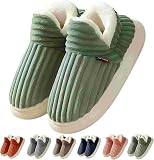 Women Men Boot Slippers Cloud Slippers Winter Fleece...