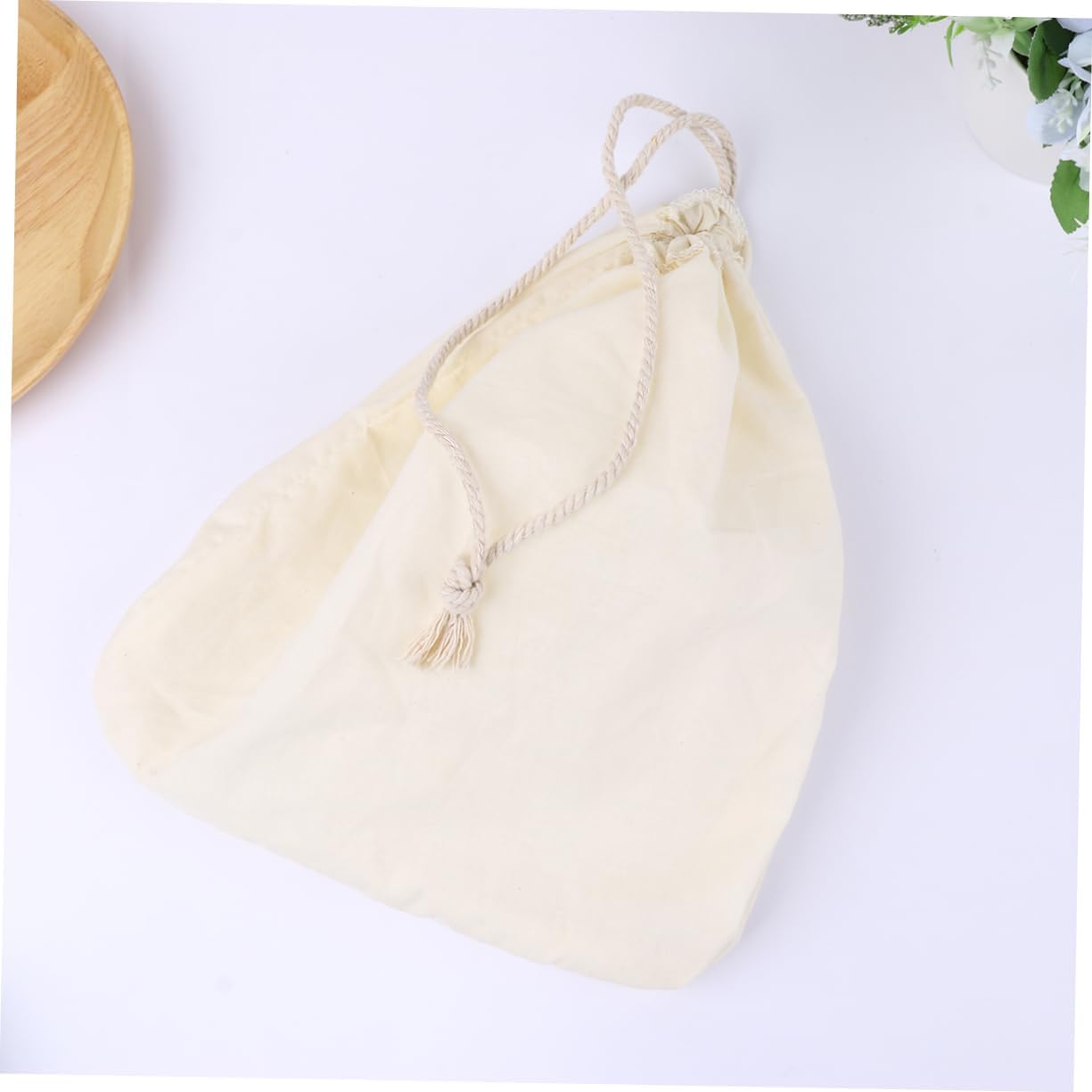 Reusable Cotton Filter Bag 30x30 for Almond Milk and Food Straining