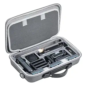 Yantralay x Startr c Carrying Case for Insta360 X4, Portable PU Storage Protective Bag Travel Case for Insta360 X4 Accessories with Large Capacity