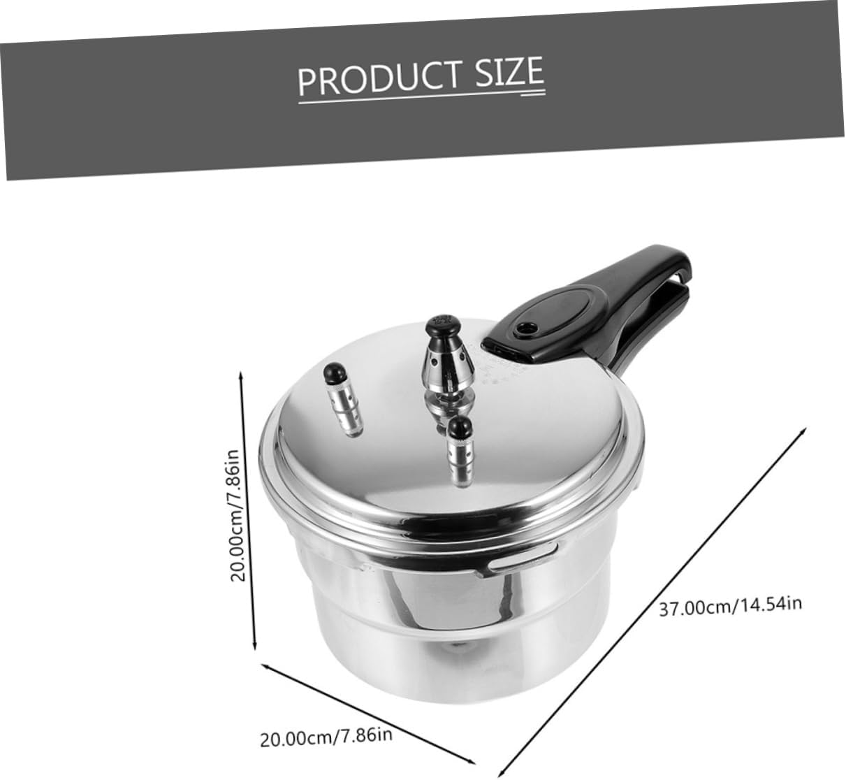 ABOOFAN High Pressure Cooker 8 Quart Pressure Pot for Canning Compatible Gas Induction Stoves for Home Cooking Includes Steamer Tray