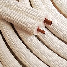 1/4" - 5/8" Insulated Copper Coil Line Set - Seamless Pipe Tube for HVAC