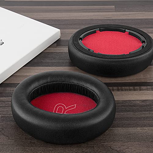 Almohadillas de Repuesto para Auriculares Geekria Compatibles con Anker Soundcore Life Q10, Life Q10BT, Life 2 NEO BT, Almohadillas (Negro/Rojo) miniatura 4