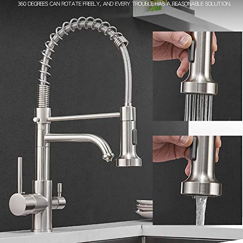 Robinet de cuisine filtré mitigeur double eau potable TYPE B - 4