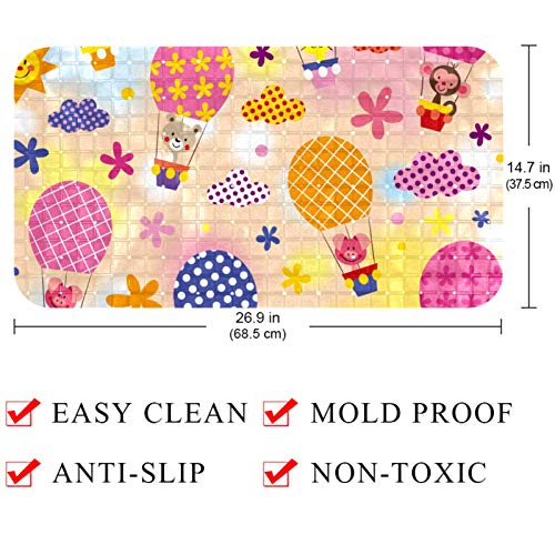 Alfombrillas de ducha Bennigiry antideslizantes 15x27 cm con ventosas 5