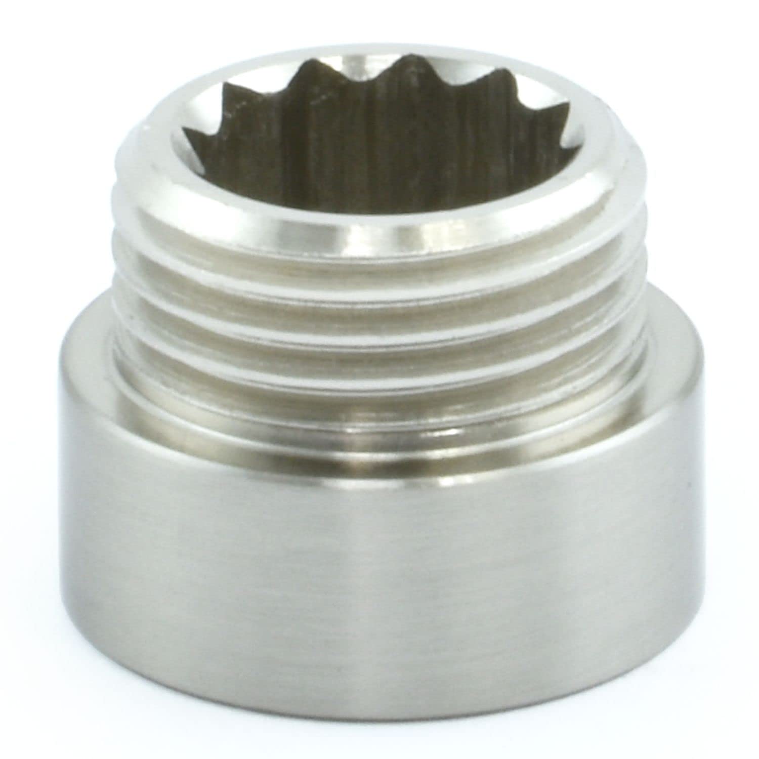 Hot Flow | 10mm Rigid Radiator Valve Extensions 1/2 inch BSP (Satin Nickel)