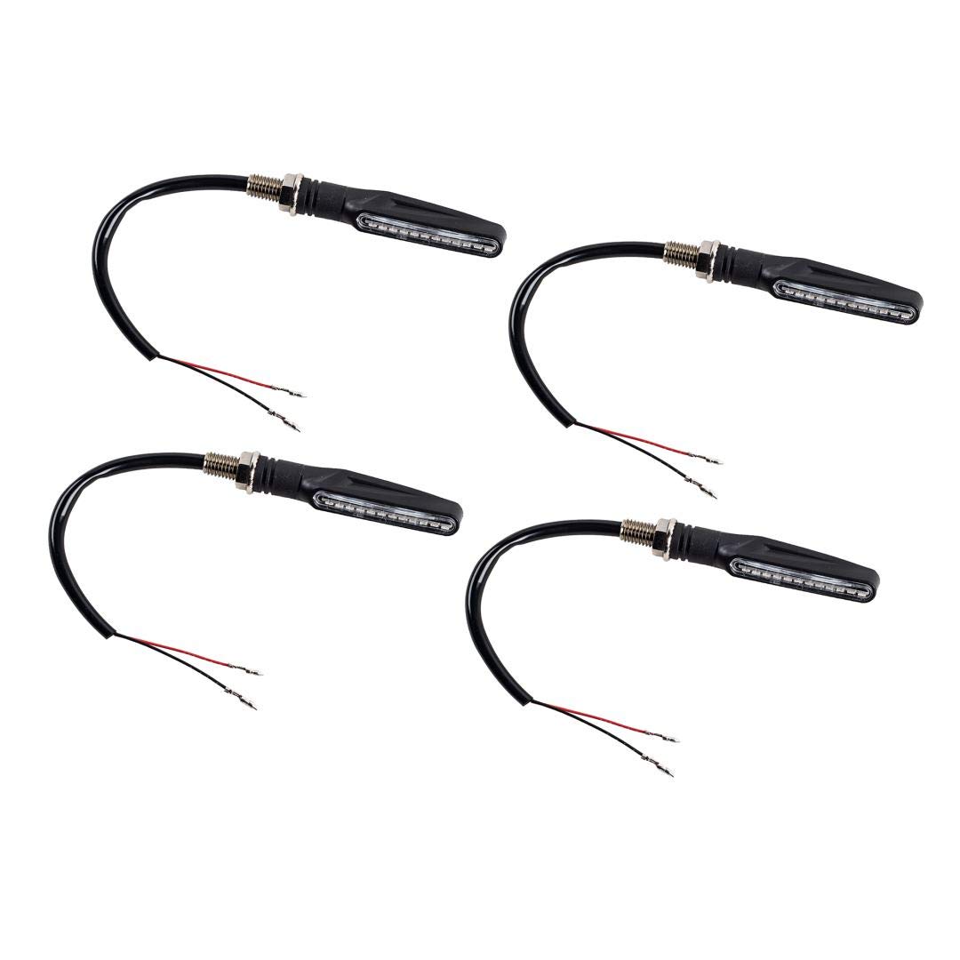 Clignotant Moto SFONIA 4pcs Indicateurs De Moto 12LED Clignotants Lumières 12V Étanche U Clignotants étanches Universels Clignotant Moto SFONIA 4pcs Indicateurs De Moto 12LED Clignotants Lumières 12V Étanche U Clignotants étanches Universels