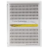 Dedila 10Rows -200Pcs Thickness 0.07mm D Curl 10D Natural Long Individual False Eyelashes Long Stem