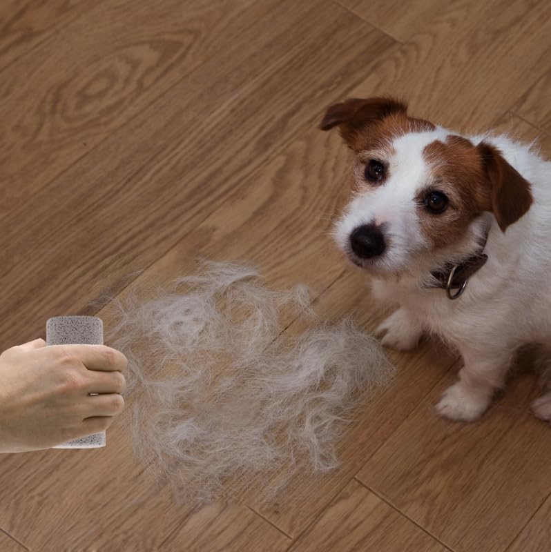 Miniatura 4 de Paquete de 4 removedores de pelo de mascotas para depilación de gatos, removedor de pelo de mascotas, piedra pómez para depilación de perros,